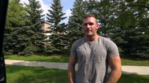 Str8chaser.com - Charles Knight & Dante Colle doggy fucks outdoors
