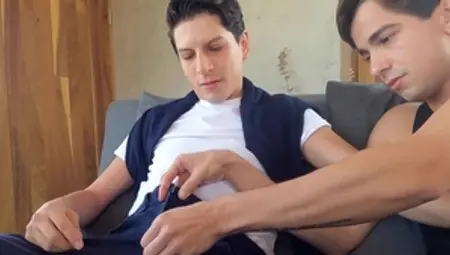Latin Leche - Adrián Andrés & wonderful hunk Lucca Reni rides a hard dick sex tape
