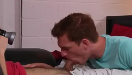 DickDorm.com - Cum on face in the bed