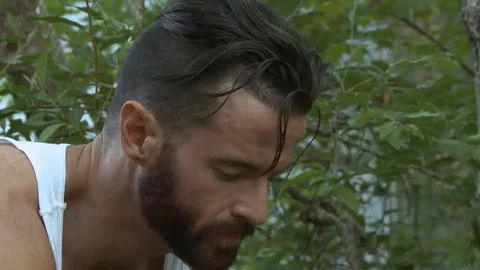 Icon Male: Muscle asian mature Brendan Patrick licking big dick and butt fuck