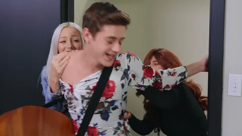 Drill My Hole: Twink boy Joey Mills bareback receiving facial