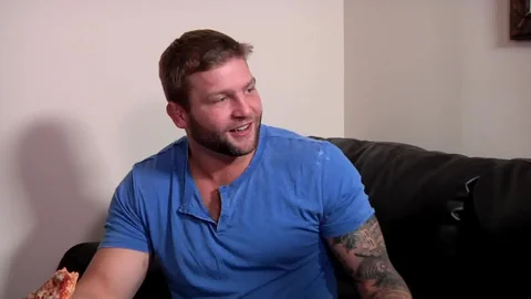 DrillMyHole.com: Colby Jansen together with Corey Haynes bends to get fucked
