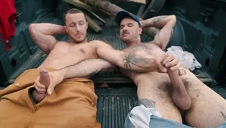 Jerk Buddies: Sweaty Boys Share a Load