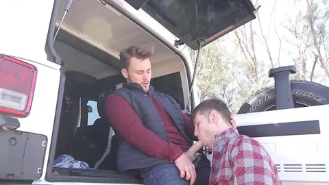 DrillMyHole.com: Hard ramming together with hunk Jacob Peterson beside Trevor Long