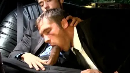 DrillMyHole: Muscled driver brazilian Ryan Rockford rough masturbation in limo
