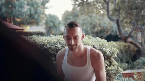 Icon Male - Super slim Johnny B blowjob cum indoor