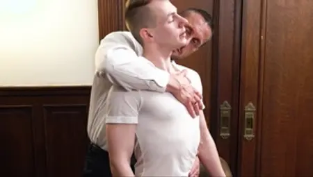 MissionaryBoys: College student Elder Calder teasing sex tape