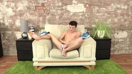 TXXXMStudios.com: Shaved british twink James Lain really likes stroking