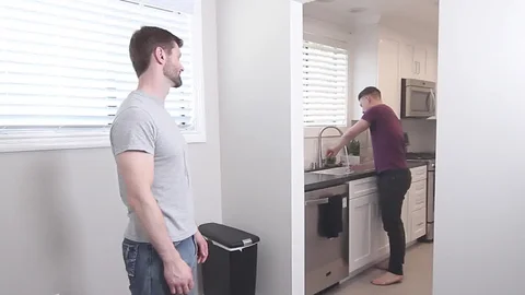 Str8toGay.com: Muscle Dennis West next to Paul Canon fucked anal