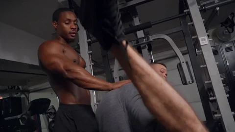 DrillMyHole.com - American twink boy Cody Smith  interracial bang in the gym