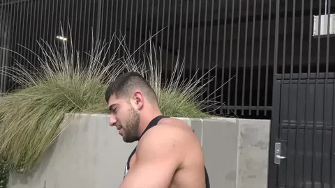 Str8Chaser.com - Trimmed Damien Stone & Paul Wagner doggy fucks in public