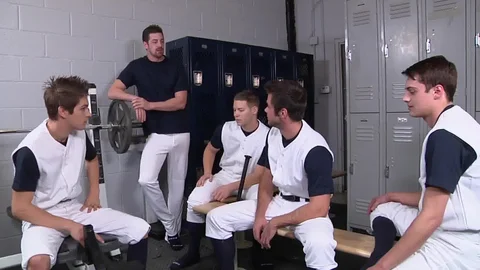JizzOrgy.com - Nailed rough with piercing Mike De Marko in the company of athletic Andrew Stark