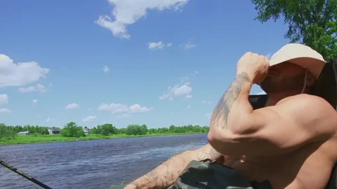 DrillMyHole: Tattooed american Matthew Parker getting facial outdoors