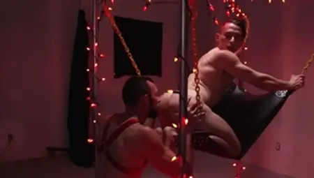 Next Door Raw - Muscle Dante Martin & Johnny B sensual kissing scene