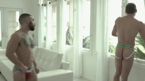 IconMale.com: Max Adonis and athletic jock Papi Suave rimjob porn