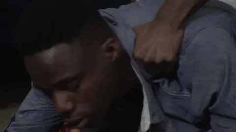 BlackMaleMe.com: Muscled Liam Cyber handjob