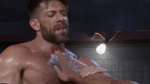 Raging Stallion: Whip with tight Bruno Bernal & muscle Bruce Beckham