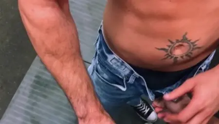 RealityDudes.com - Twink boy latin Nic Sahara with tattooed Max Adonis throat fucking in a shop