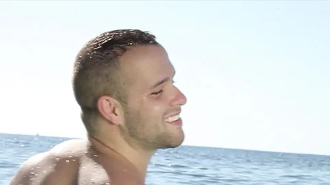 Gods Of Men: Hairy hunk Luke Adams craving swallow