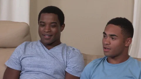BlackMaleMe: Bareback hard ramming with Philip among Landon