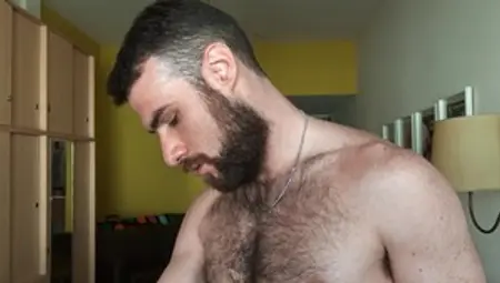 Bromo US: Hairy Rodri CBA young twink gagging sex tape