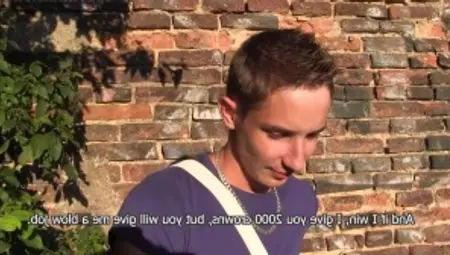 CzechHunter.com - Young Czech guy bisexual handjob outdoors