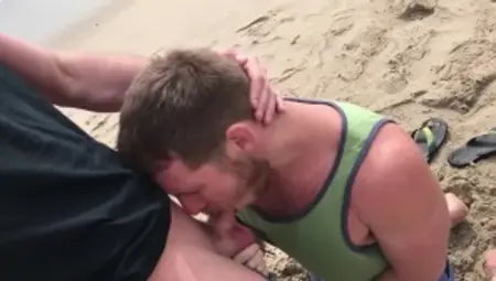 Reality Dudes: Brandon Evans with Spencer Whitman creampied public sex