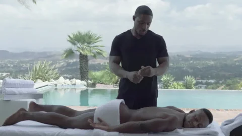IconMale - Rough nailing escorted by muscle DeAngelo Jackson outdoors