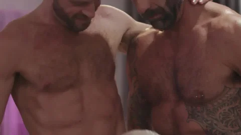 Icon Male: Blond haired Link Parker digs ramming hard