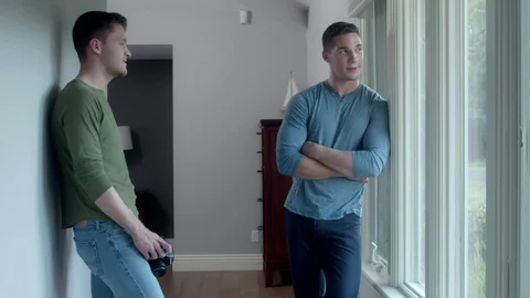 Next Door Raw: Bulging Briefs on Both Sides of the Glass