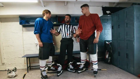 Men: Players Unite Over a Blowjob From Referee