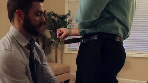 The Gay Office - Spit together with bubble butt Tommy Defendi & Phenix Saint