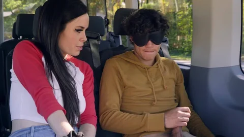 Str8Chaser.com - Tattooed pierced american young twink Jackson Cooper bareback doggy style in car