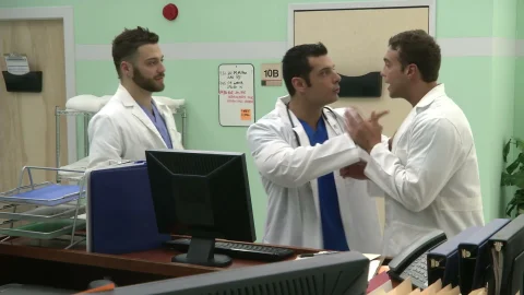 Men: Hairy Gays Give Muscular Man a Blowjob