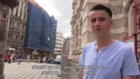 CzechHunter: Young Czech twink gay blowjob cum porn