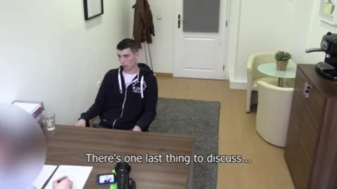 Dirty Scout: Pretty Czech guy reality blowjob cum