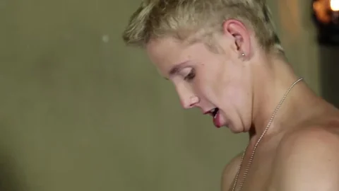 Cute Blond's Wild Boot-rub Fantasy