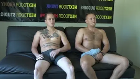 Next Door Casting: Hairy Buldger loves that cock